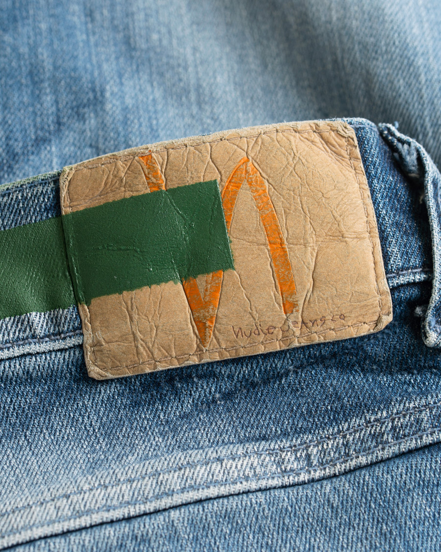 Heren | Jeans | Nudie Jeans | Green Collection Lean Dean Jeans Worn In Green