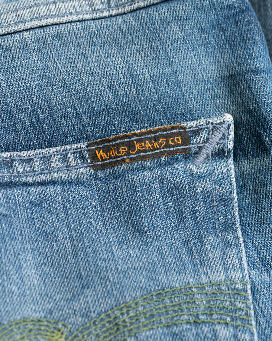 Heren | Jeans | Nudie Jeans | Green Collection Lean Dean Jeans Worn In Green