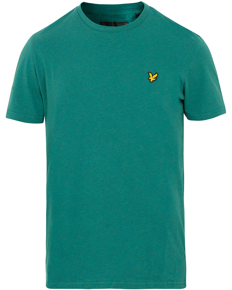 Homme | T-shirts | Lyle & Scott | Garment Dyed T-Shirt Alpine Green Marl