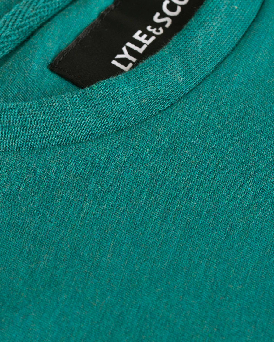 Homme | T-shirts | Lyle & Scott | Garment Dyed T-Shirt Alpine Green Marl