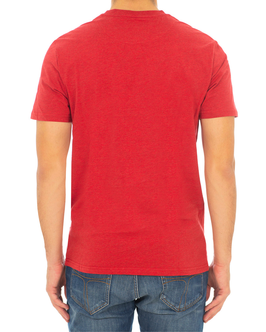 Homme | T-shirts | Lyle & Scott | Garment Dyed T-Shirt Dark Red Marl