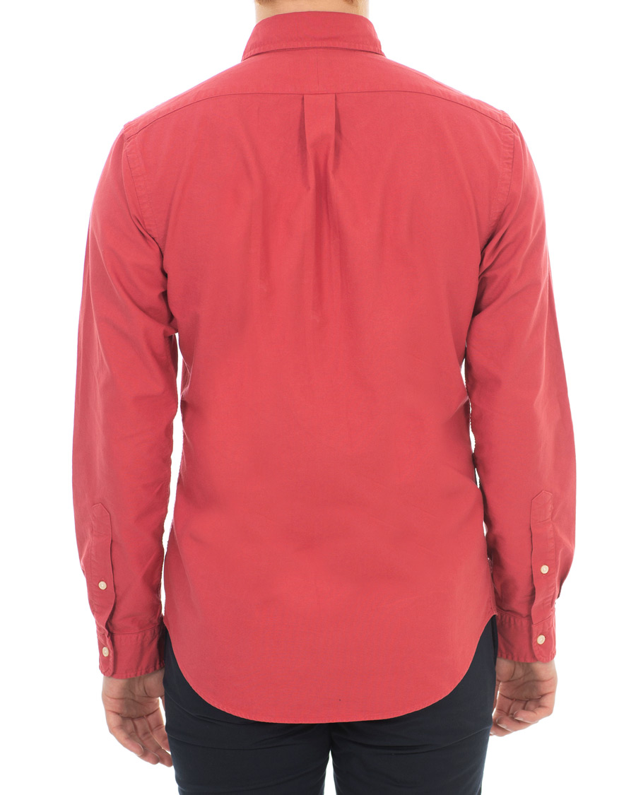 Homme | Chemises | Polo Ralph Lauren | Slim Fit Garment Dyed Oxford Shirt Chilli Pepper