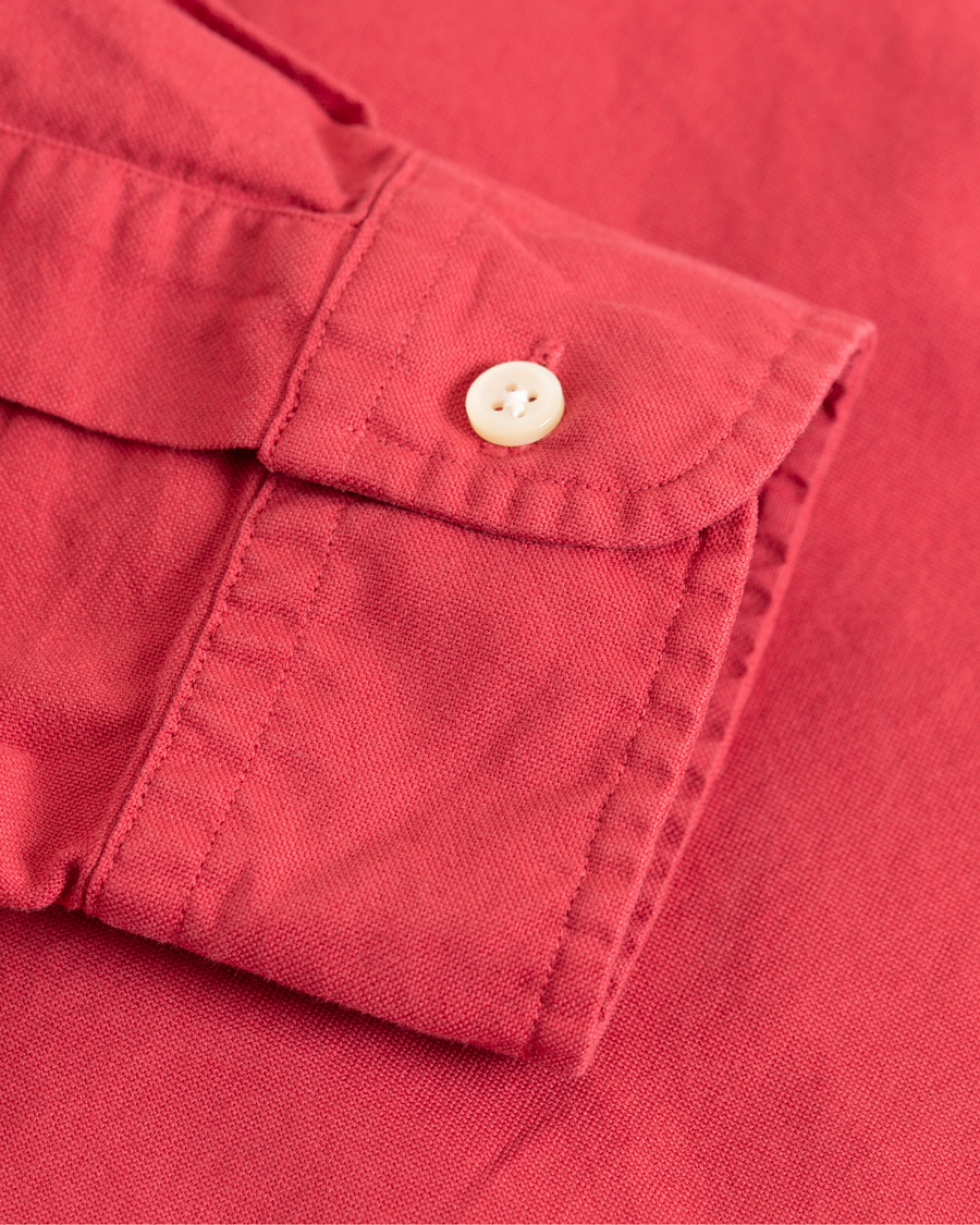 Homme | Chemises | Polo Ralph Lauren | Slim Fit Garment Dyed Oxford Shirt Chilli Pepper