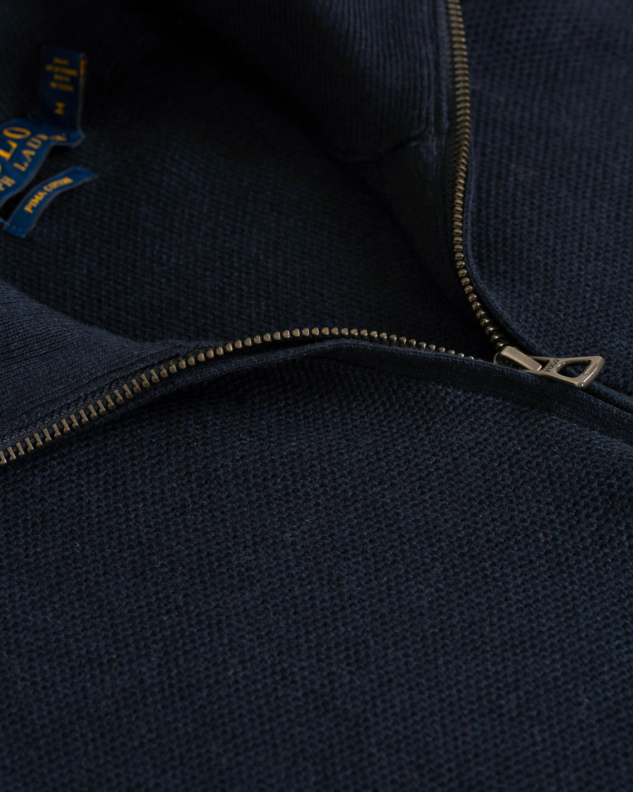 Homme | Pulls Et Tricots | Polo Ralph Lauren | Texture  Half Zip Navy Heather