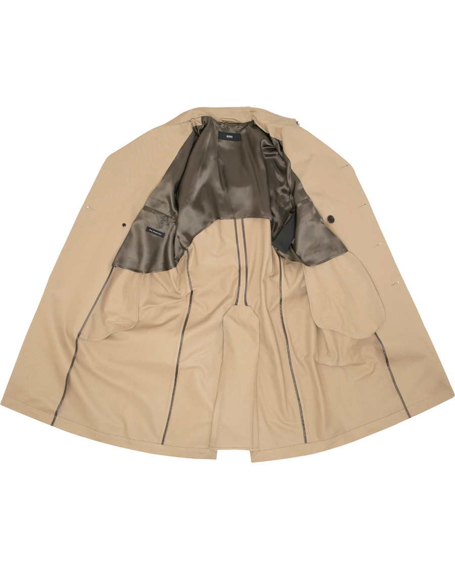 Homme | Manteaux Et Vestes | BOSS BLACK | Boss Dan Trenchcoat Beige
