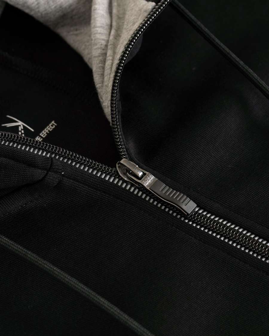 Homme | Pulls Et Tricots | BOSS GREEN | Boss Athleisure Saggy Full Zip Hoodie Black
