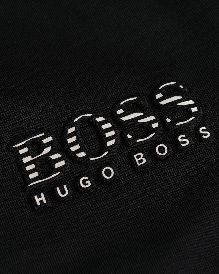 Homme | Pulls Et Tricots | BOSS GREEN | Boss Athleisure Saggy Full Zip Hoodie Black