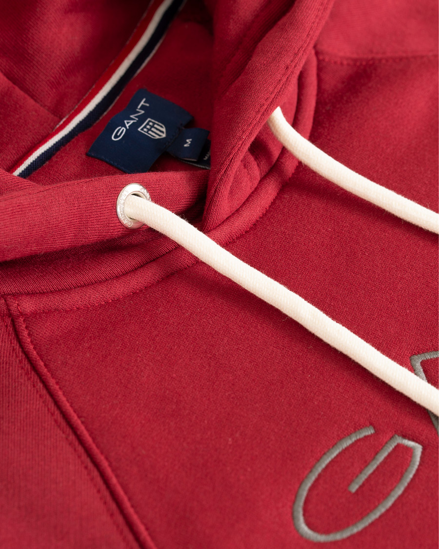 Homme | Pulls Et Tricots | GANT | Shield Hoodie Mahogany Red
