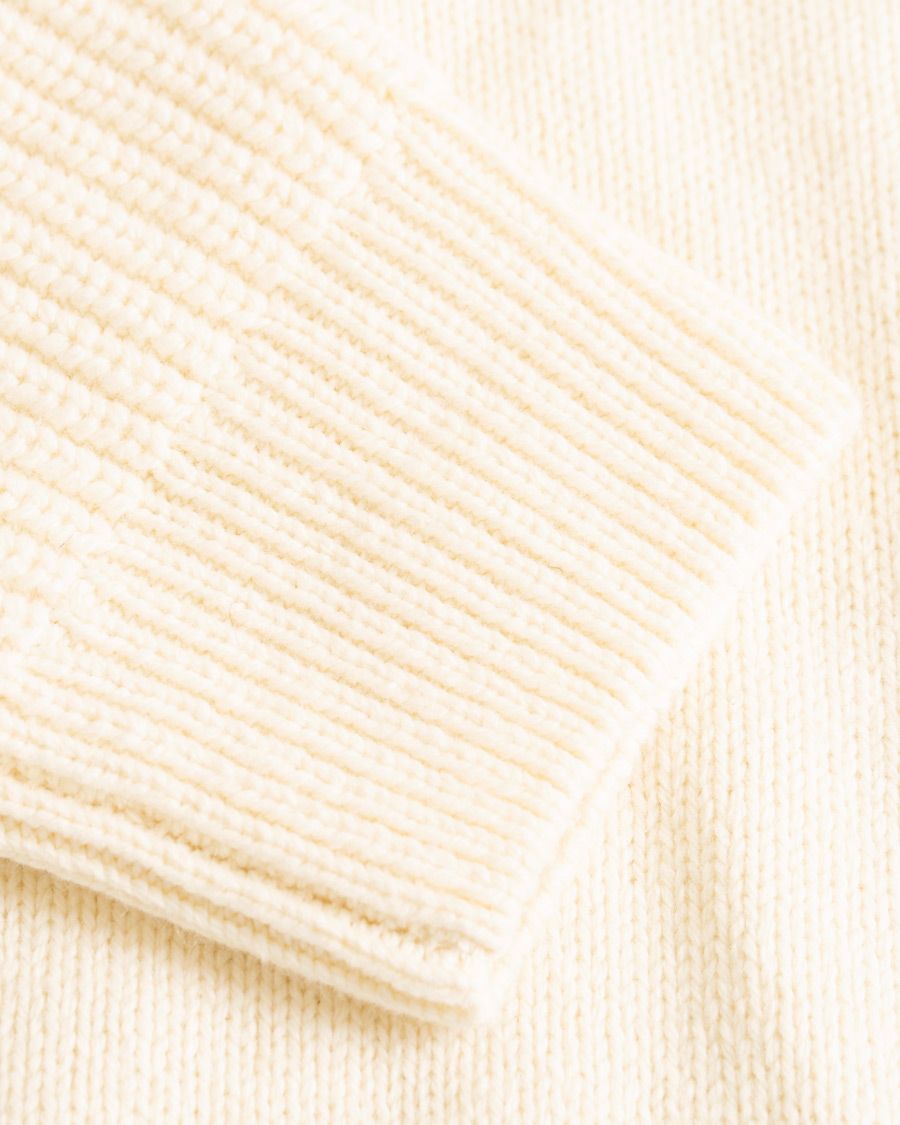 Heren | Truien | GANT | Aran Knitted Rollneck Cream