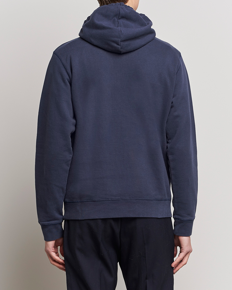 Homme | Pulls Et Tricots | Sunspel | Loopback Hoodie Navy
