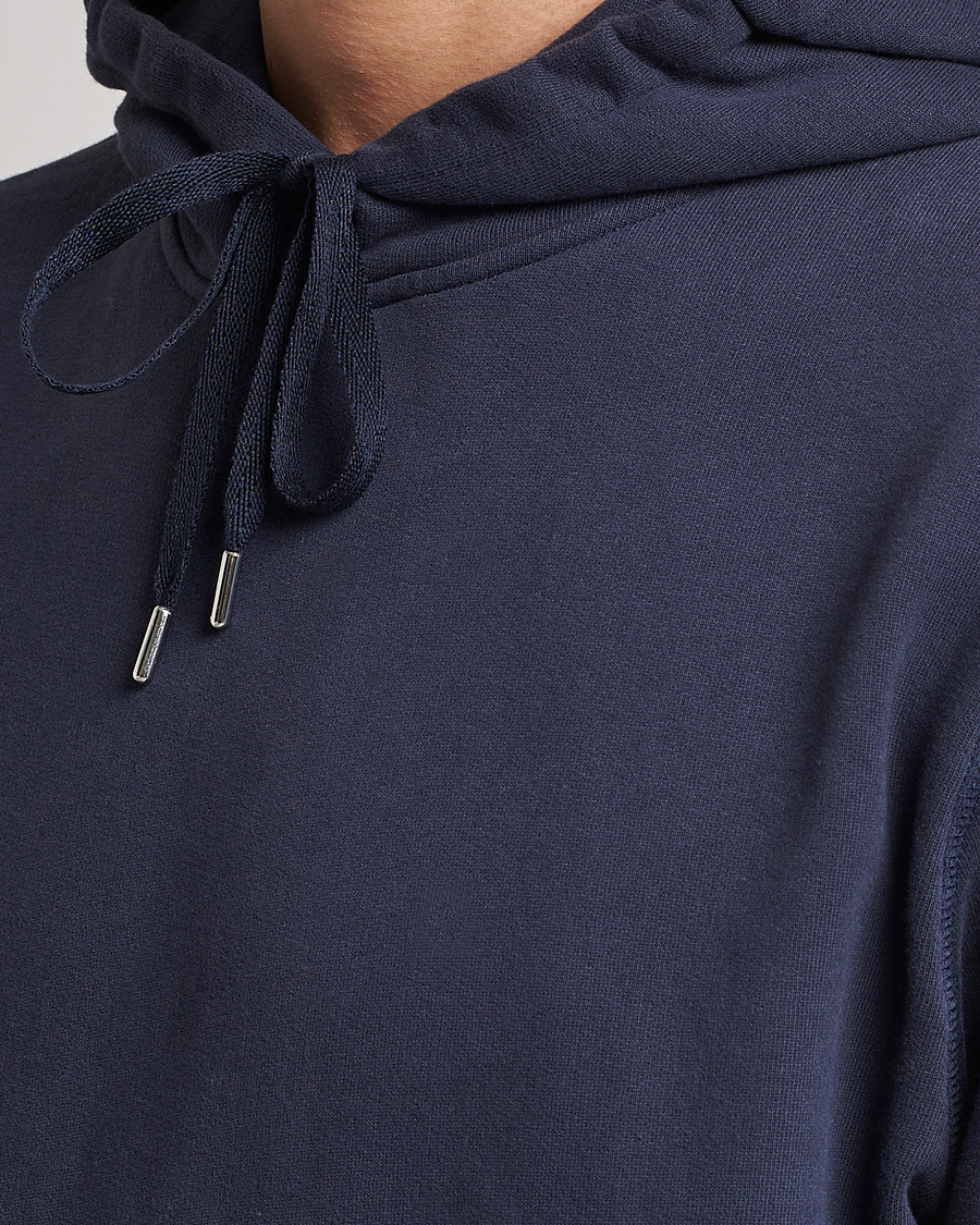 Homme | Pulls Et Tricots | Sunspel | Loopback Hoodie Navy