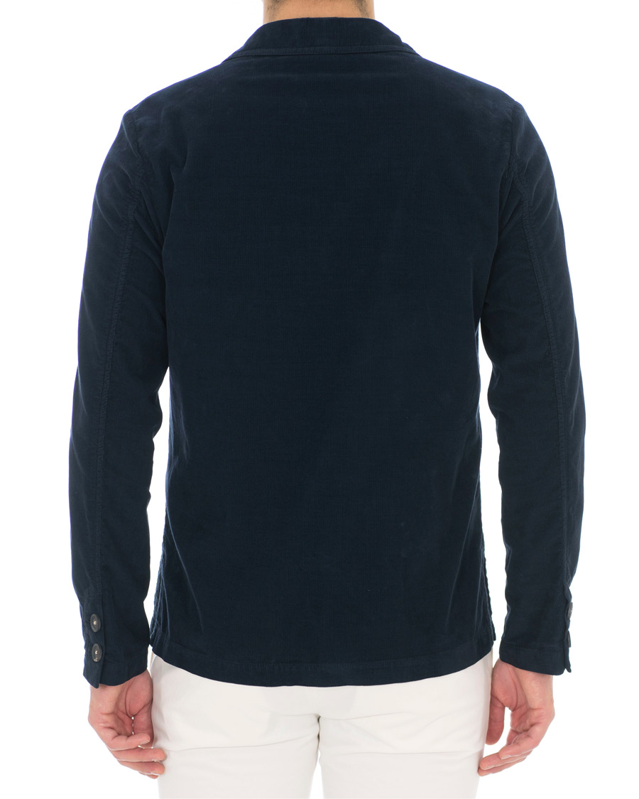 Homme | Blazers | Massimo Alba | Baglietto Light Baby Corduroy Jacket Navy Blue