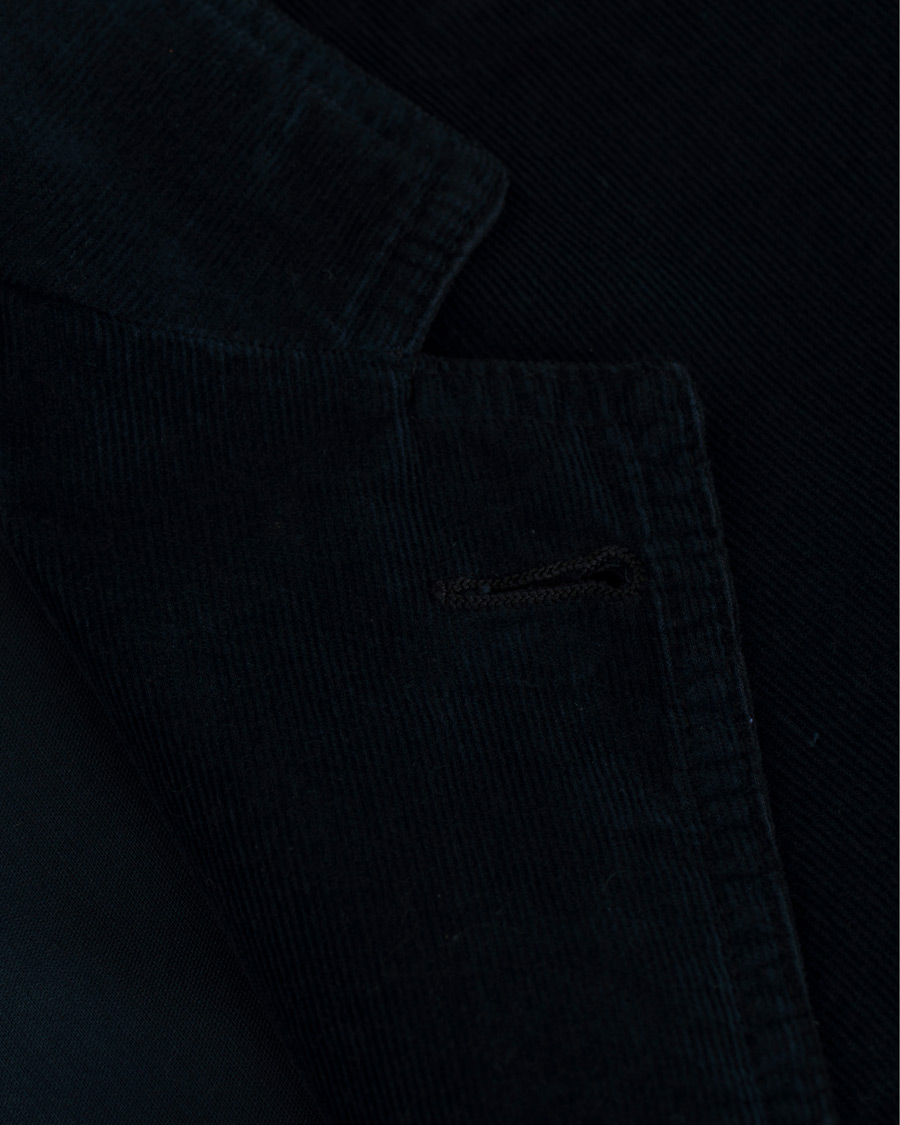 Homme | Blazers | Massimo Alba | Baglietto Light Baby Corduroy Jacket Navy Blue