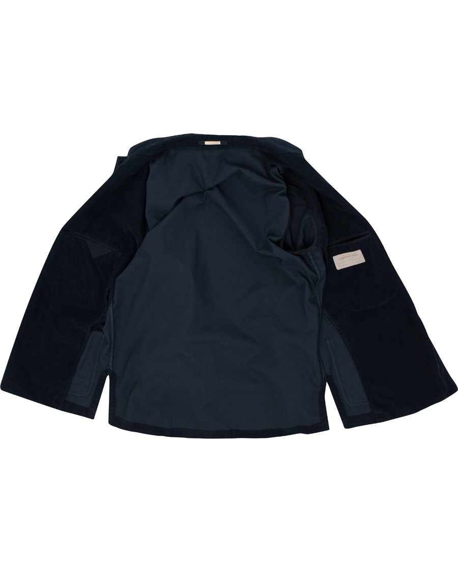 Homme | Blazers | Massimo Alba | Baglietto Light Baby Corduroy Jacket Navy Blue