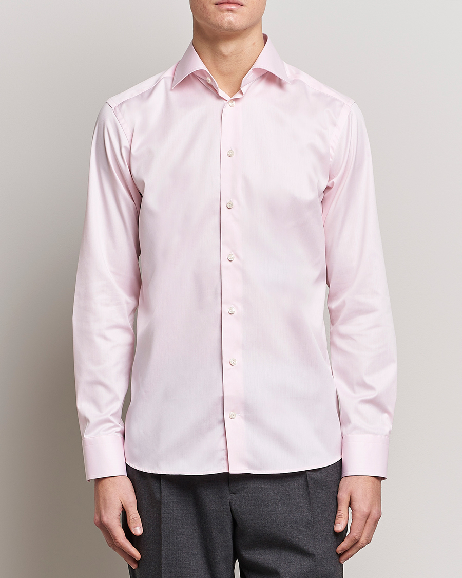Heren | Overhemden | Eton | Slim Fit Signature Twill Shirt Pink