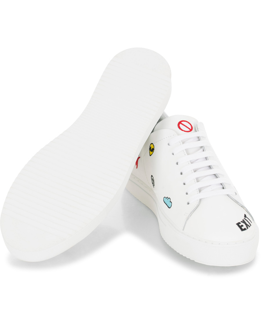 Homme | Axel Arigato Clean 90 Emoji Sneaker White Leather | Axel Arigato | Clean 90 Emoji Sneaker White Leather