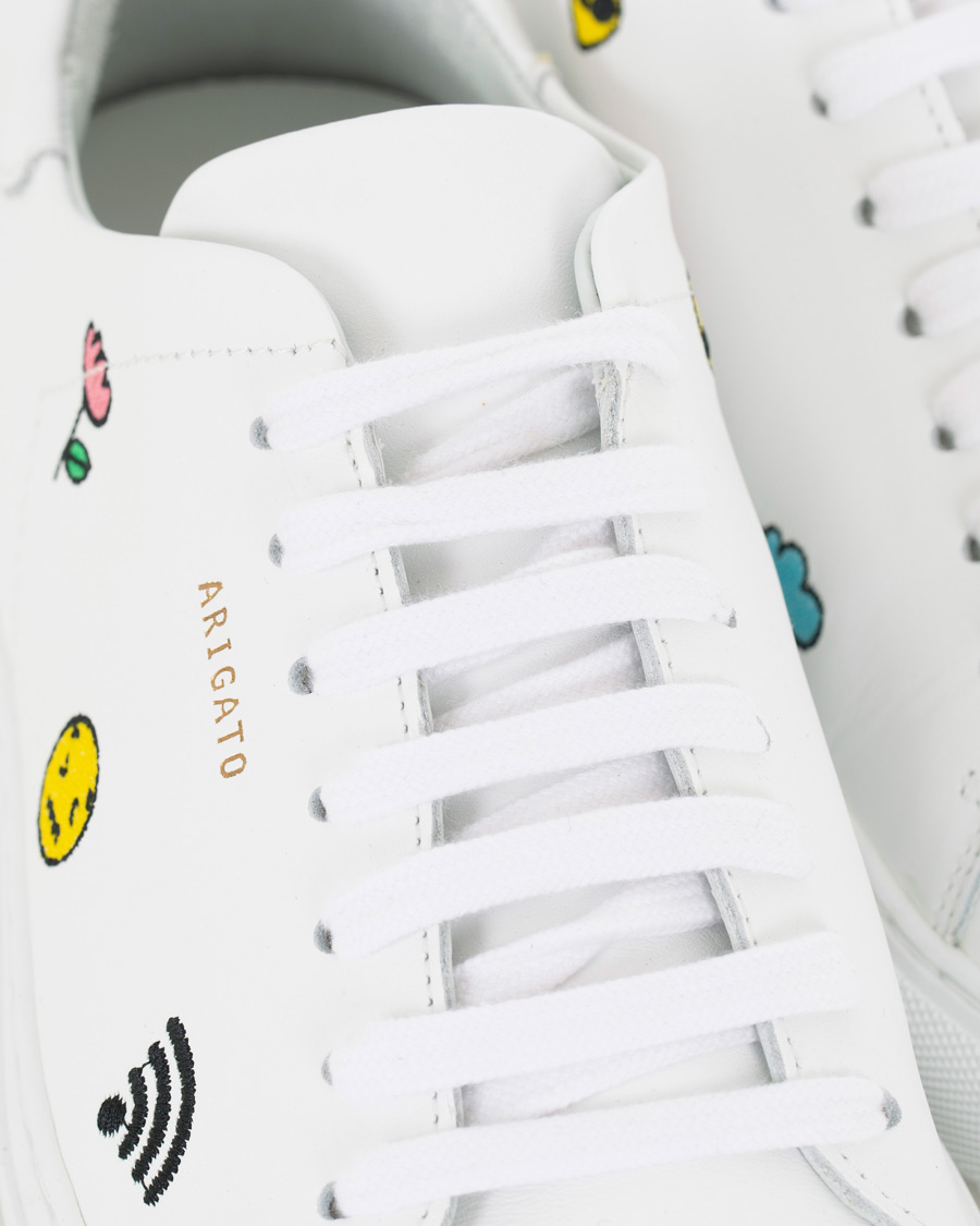 Homme | Axel Arigato Clean 90 Emoji Sneaker White Leather | Axel Arigato | Clean 90 Emoji Sneaker White Leather