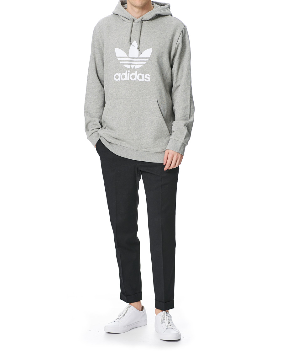 Homme | Pulls Et Tricots | adidas Originals | Trefoil Hoodie Grey Melange