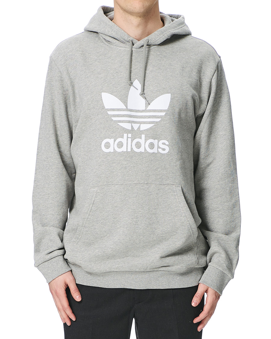 Homme | Pulls Et Tricots | adidas Originals | Trefoil Hoodie Grey Melange