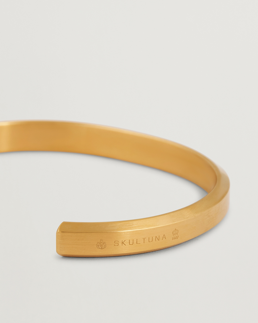 Homme | Skultuna Icon Cuff Matte Gold | Skultuna | Icon Cuff Matte Gold