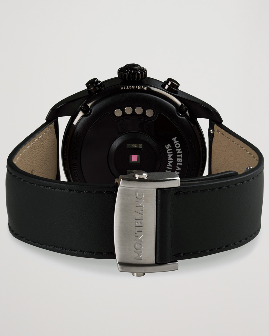 Heren | Montblanc Summit2 42mm Smartwatch Steel Black DLC / Black Calf | Montblanc | Summit2 42mm Smartwatch Steel Black DLC / Black Calf