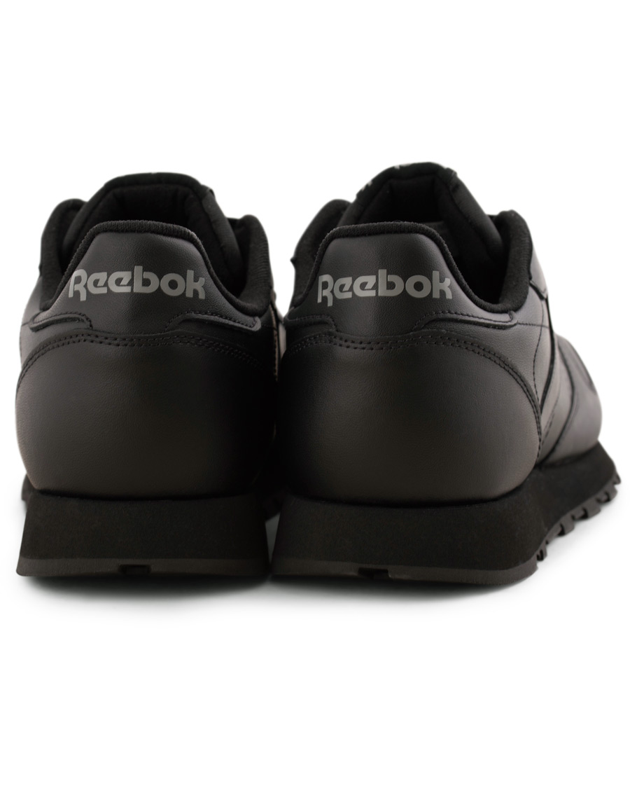 Homme | Reebok CL LTHR Running Sneaker Black | Reebok | CL LTHR Running Sneaker Black