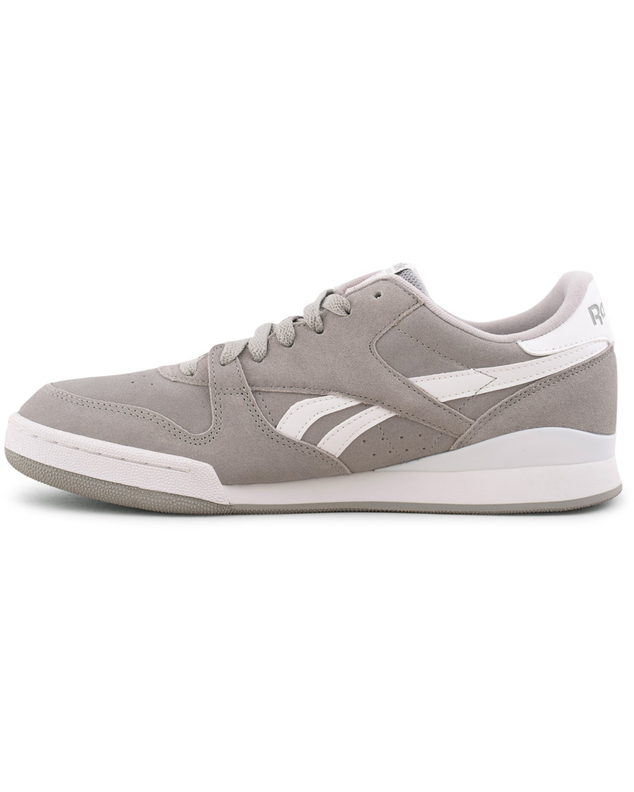 Homme | Reebok Phase 1 Pro Mu Low Sneaker Grey Suede | Reebok | Phase 1 Pro Mu Low Sneaker Grey Suede