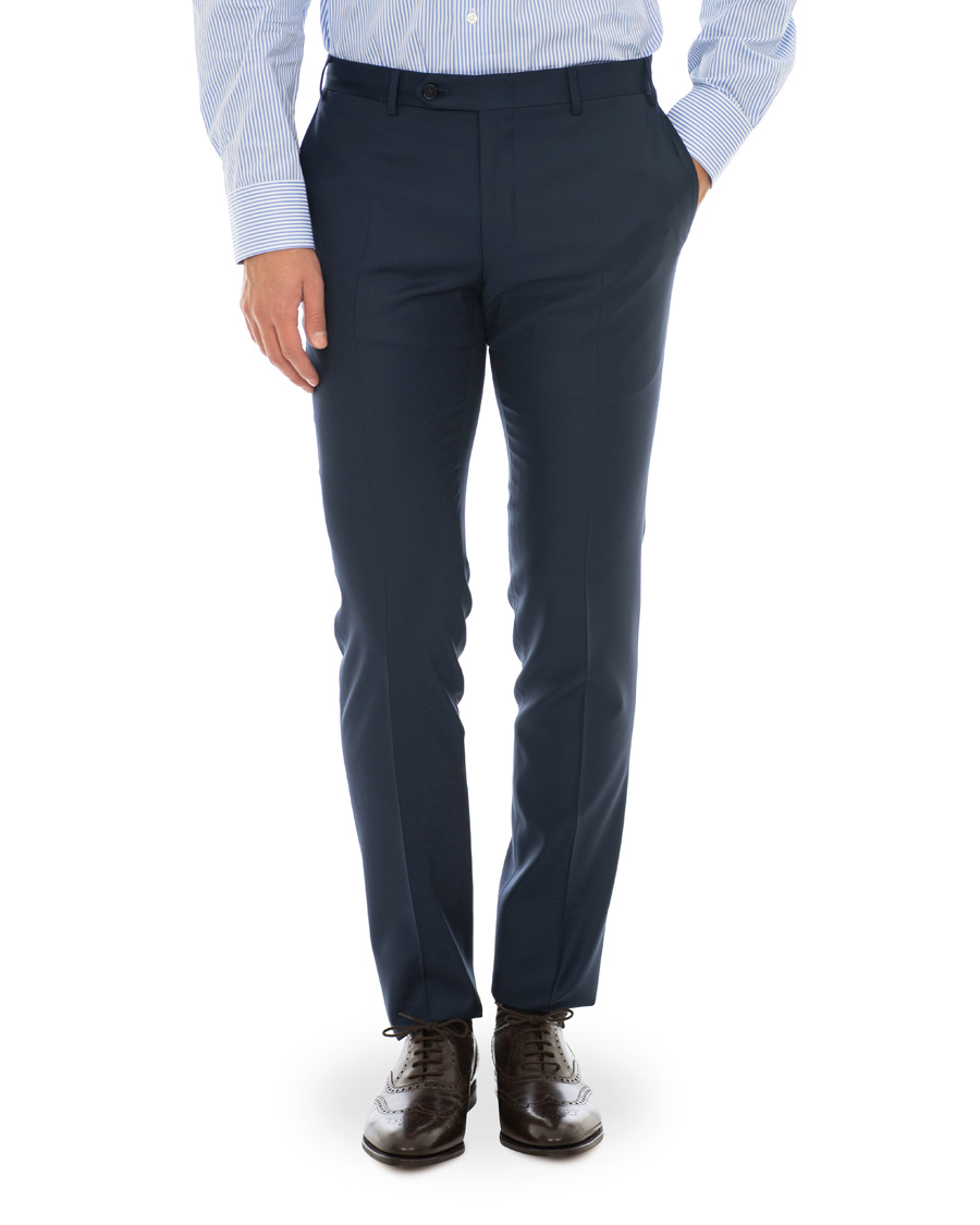 Homme | Costumes | Canali | Capri Wool Suit Navy