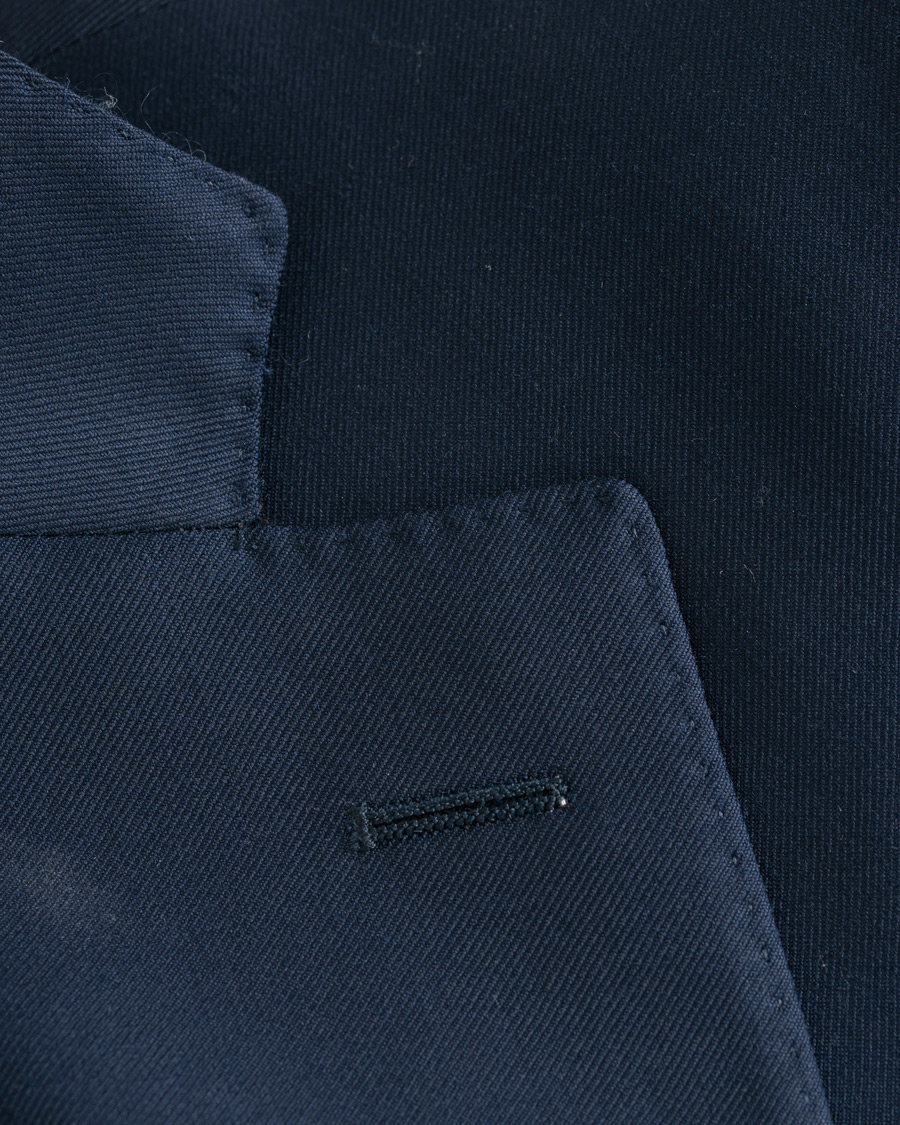 Homme | Costumes | Canali | Capri Wool Suit Navy