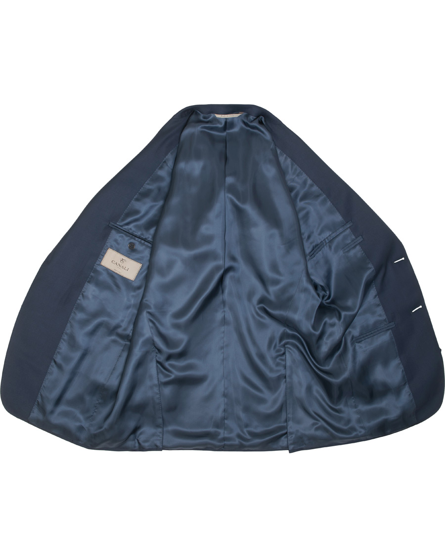 Homme | Costumes | Canali | Capri Wool Suit Navy
