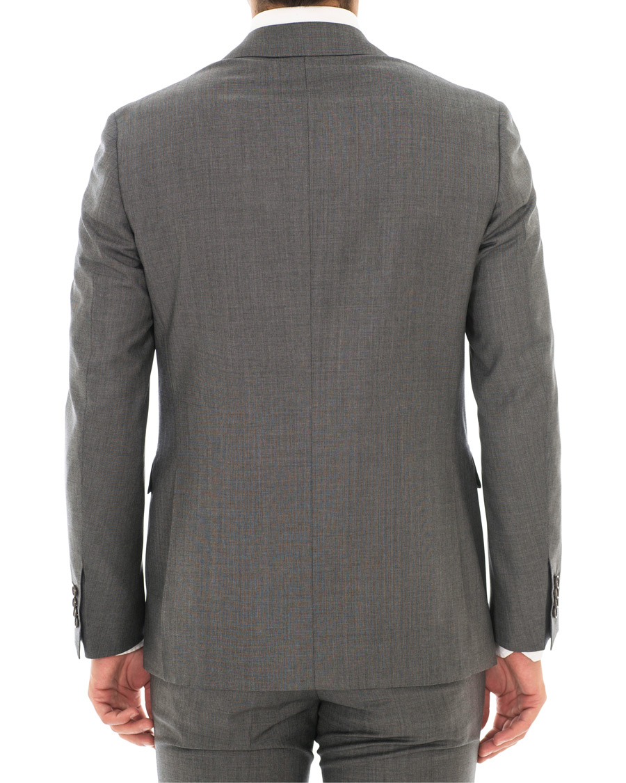 Homme | Costumes | Canali | Capri Wool Shark Skin Suit Grey