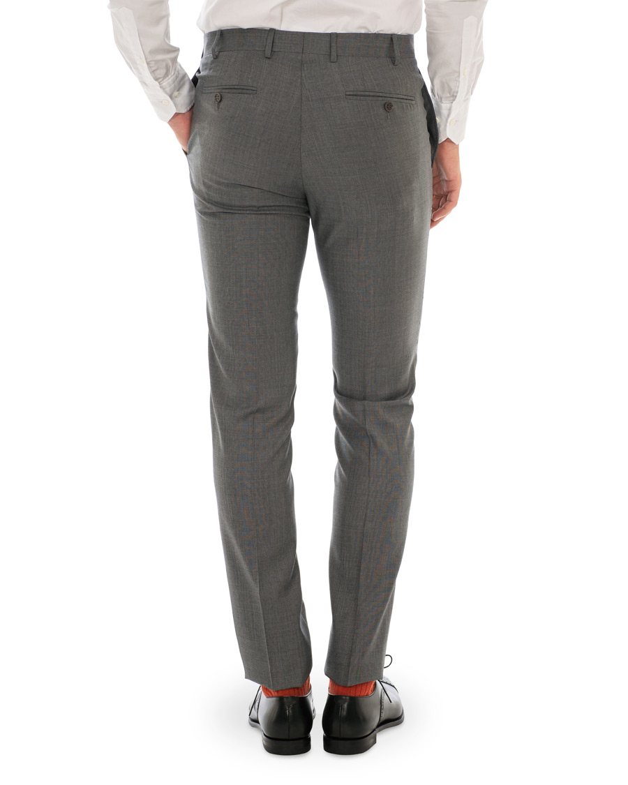 Homme | Costumes | Canali | Capri Wool Shark Skin Suit Grey