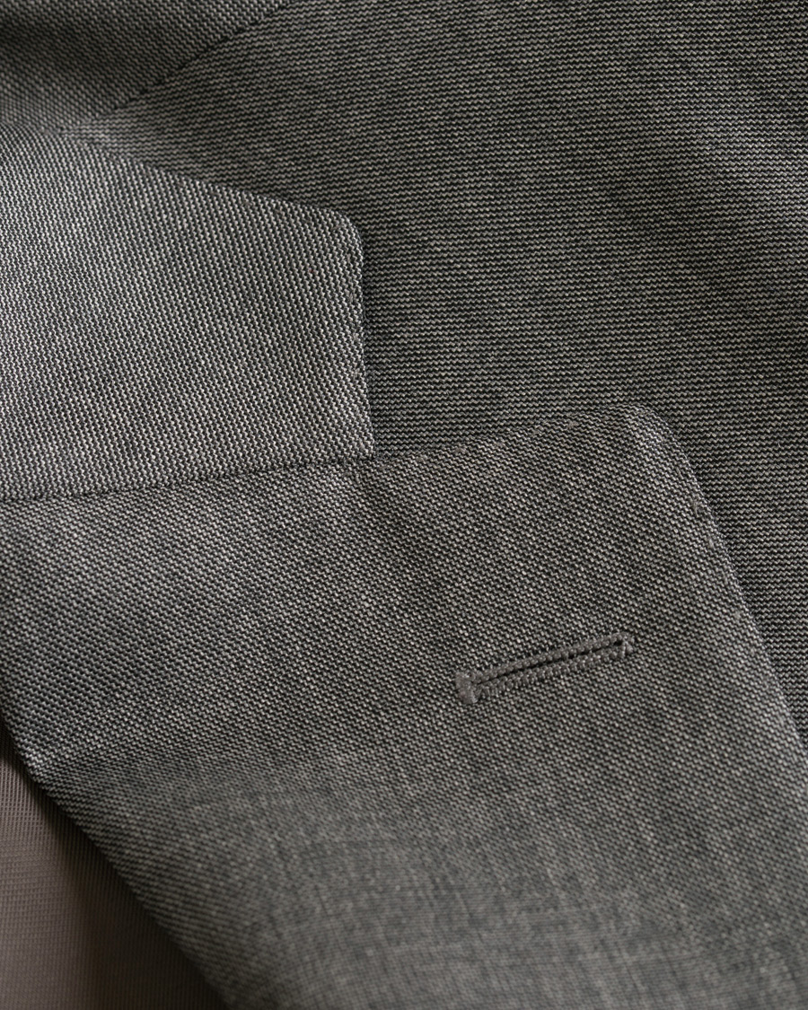 Homme | Costumes | Canali | Capri Wool Shark Skin Suit Grey