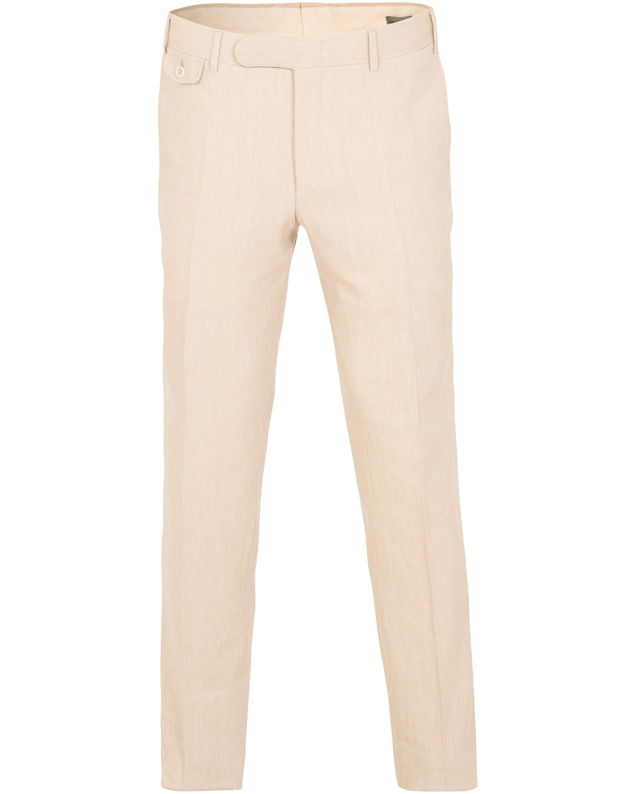 Homme | Pantalons | Canali | Wool/Linen Trousers Sand