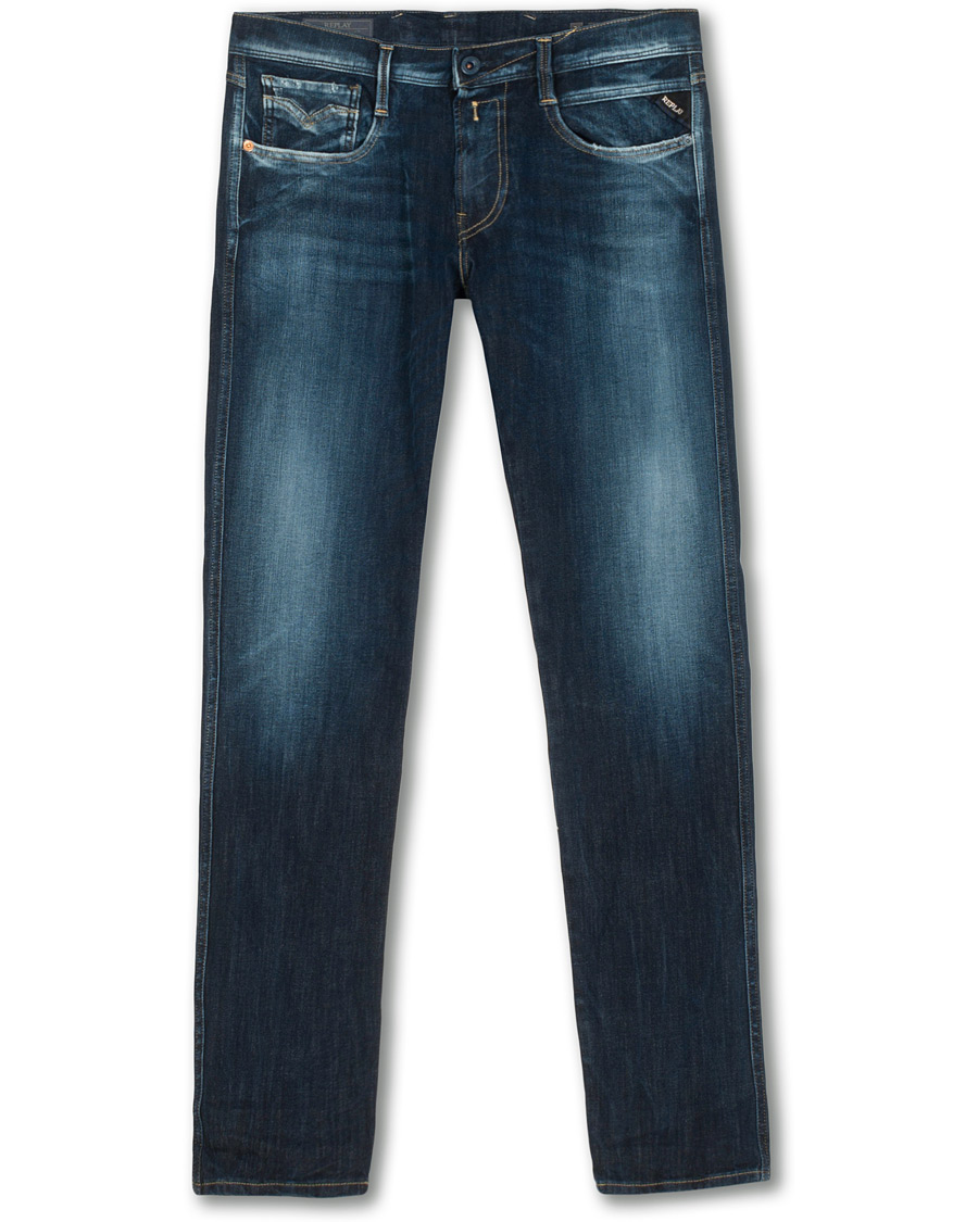 Heren | Jeans | Replay | Anbass Hyperflex Plus Jeans Blue