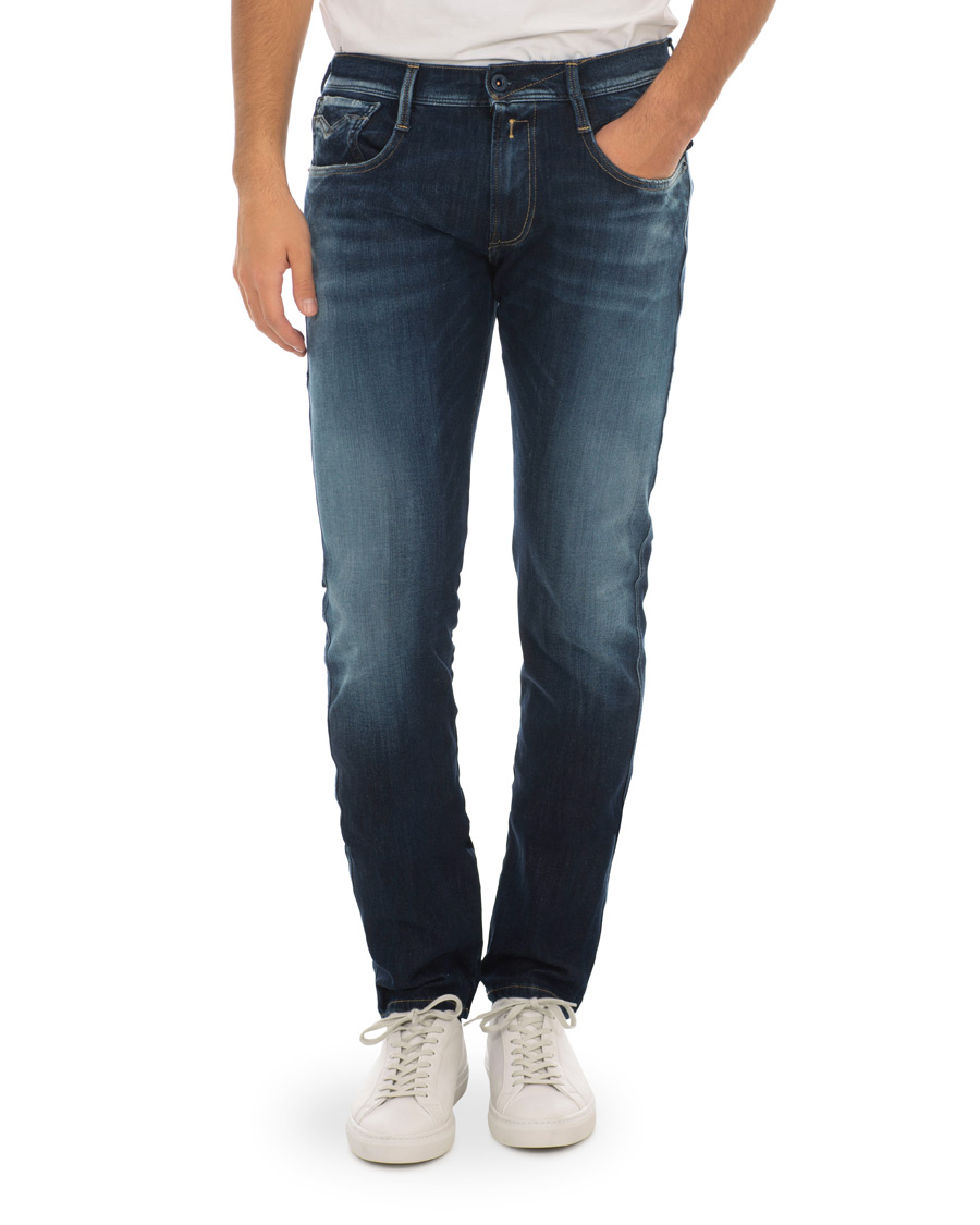 Heren | Jeans | Replay | Anbass Hyperflex Plus Jeans Blue