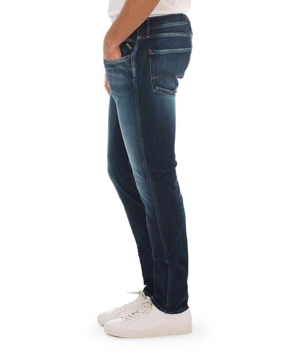 Heren | Jeans | Replay | Anbass Hyperflex Plus Jeans Blue