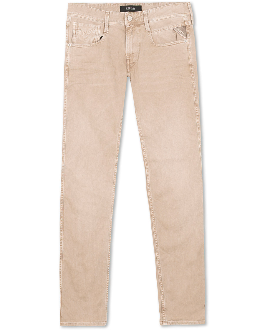 Heren | Jeans | Replay | Anbass Jeans Sand