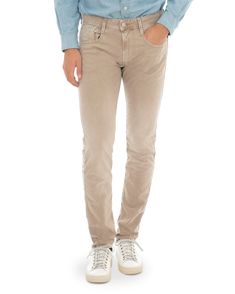 Heren | Jeans | Replay | Anbass Jeans Sand