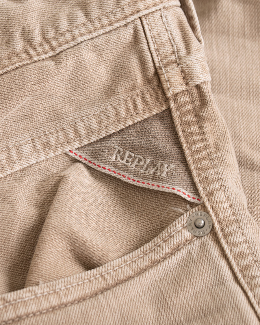 Heren | Jeans | Replay | Anbass Jeans Sand