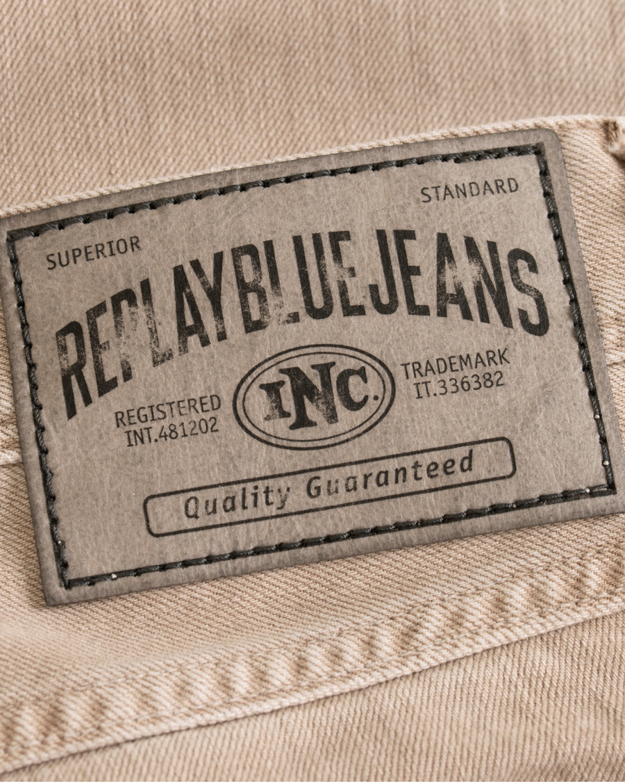 Heren | Jeans | Replay | Anbass Jeans Sand