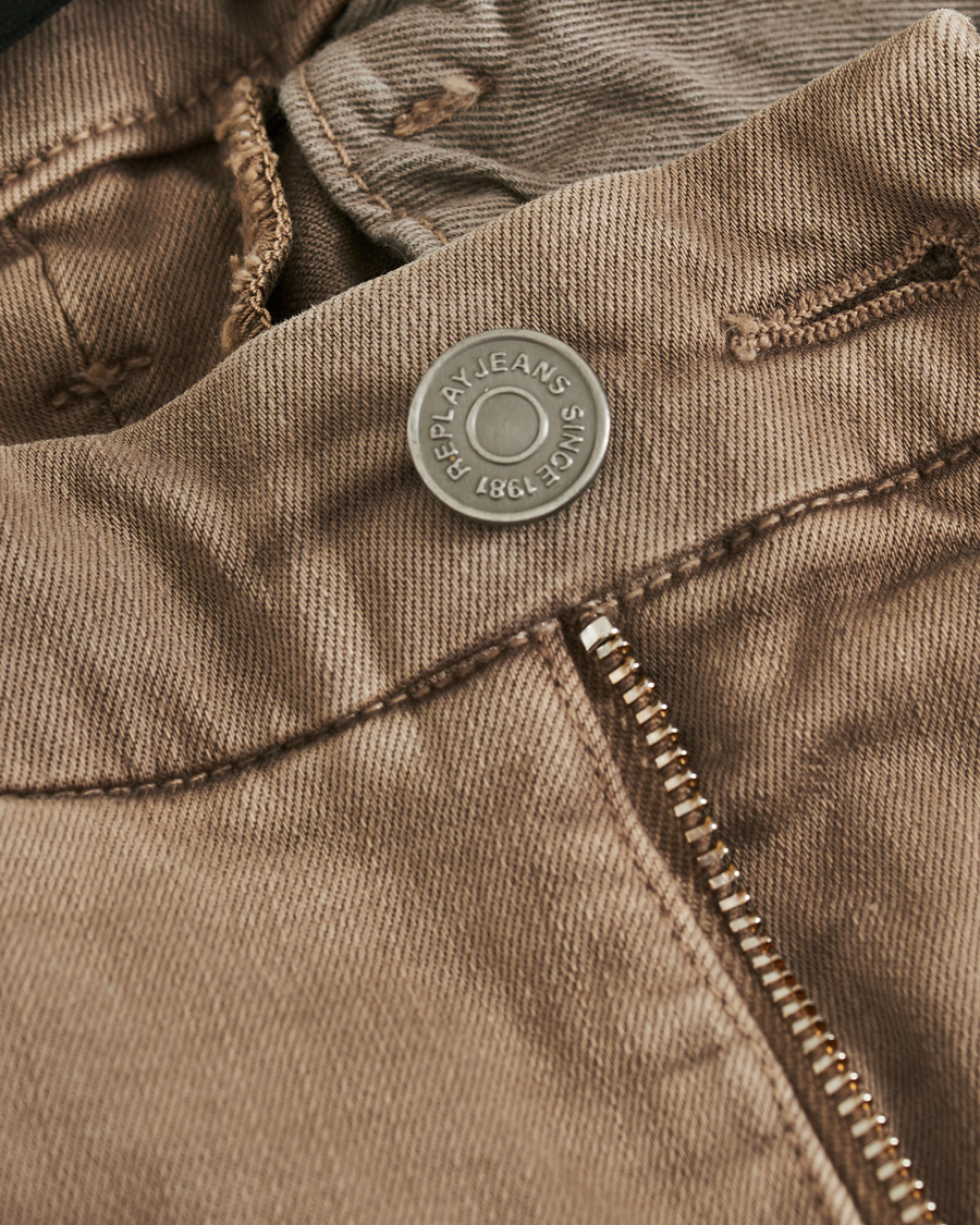 Heren | Broeken | Replay | Zeumar Hyperflex Chino Sand