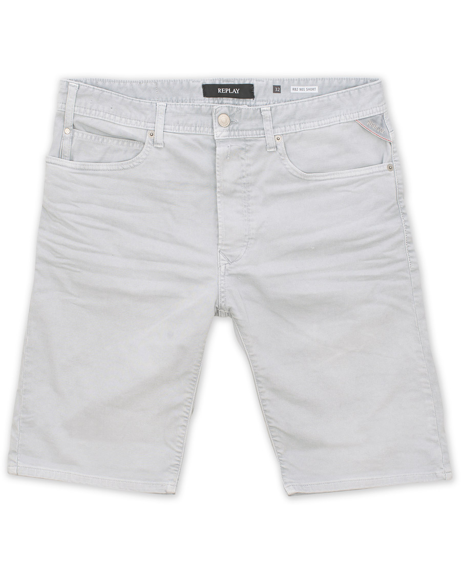 Homme | Shorts | Replay | Anbass Jeanshorts Light Grey
