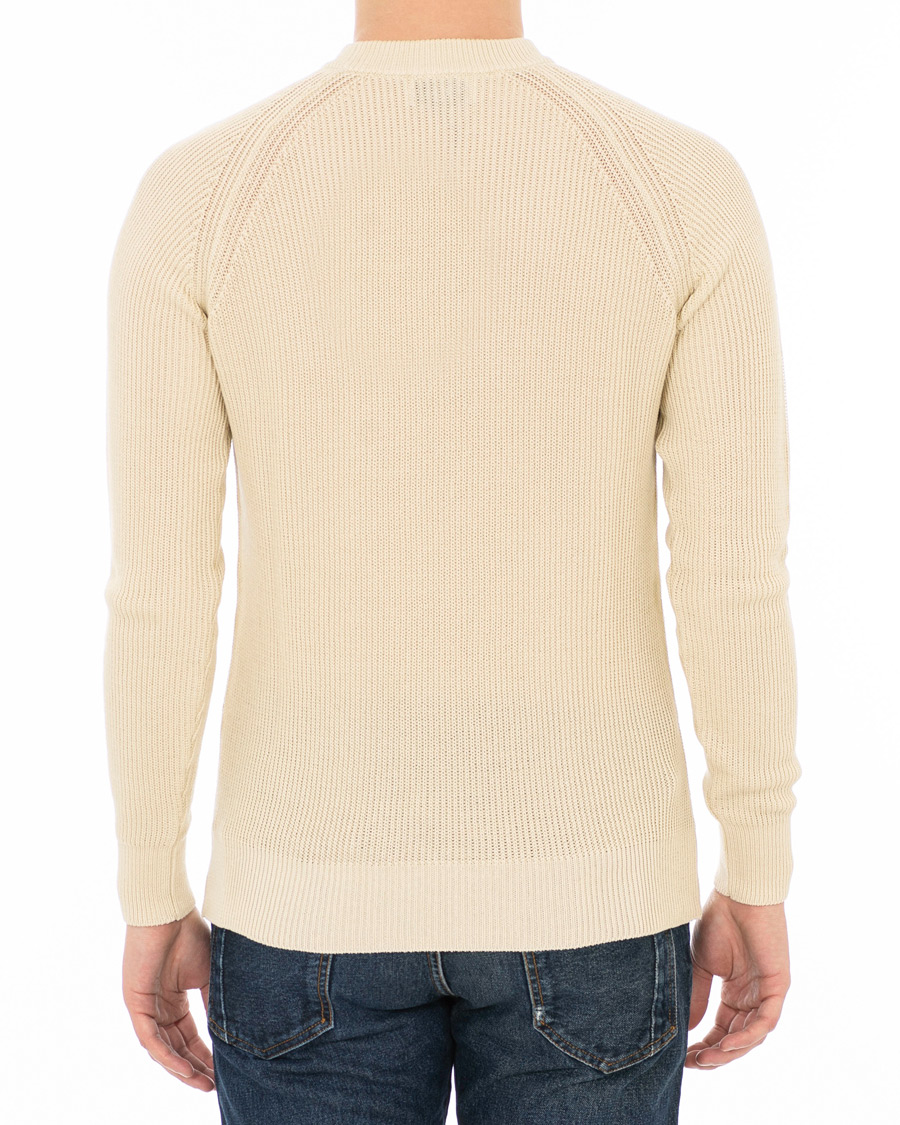 Homme | Pulls Et Tricots | AMI | Fisherman Rib Crew Neck Sweater White