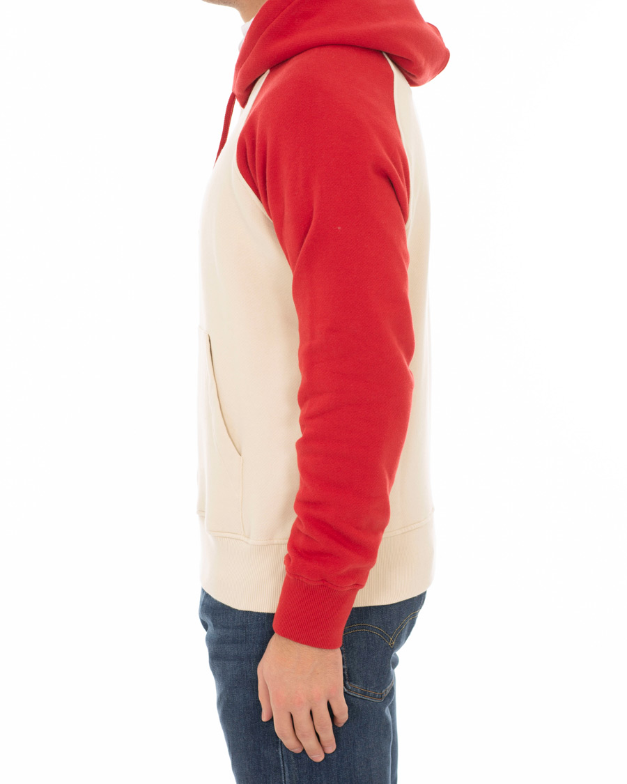 Heren | Truien | AMI | Retro Hoodie Red/White