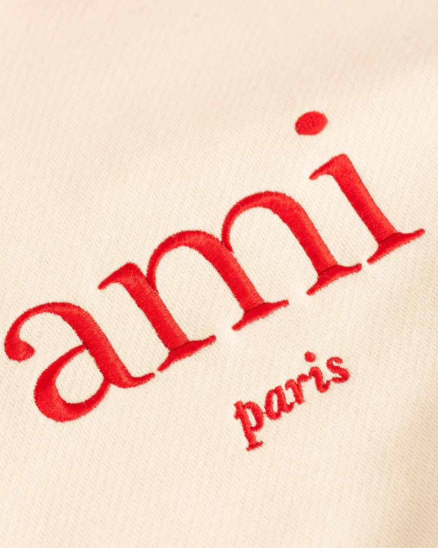 Heren | Truien | AMI | Retro Hoodie Red/White