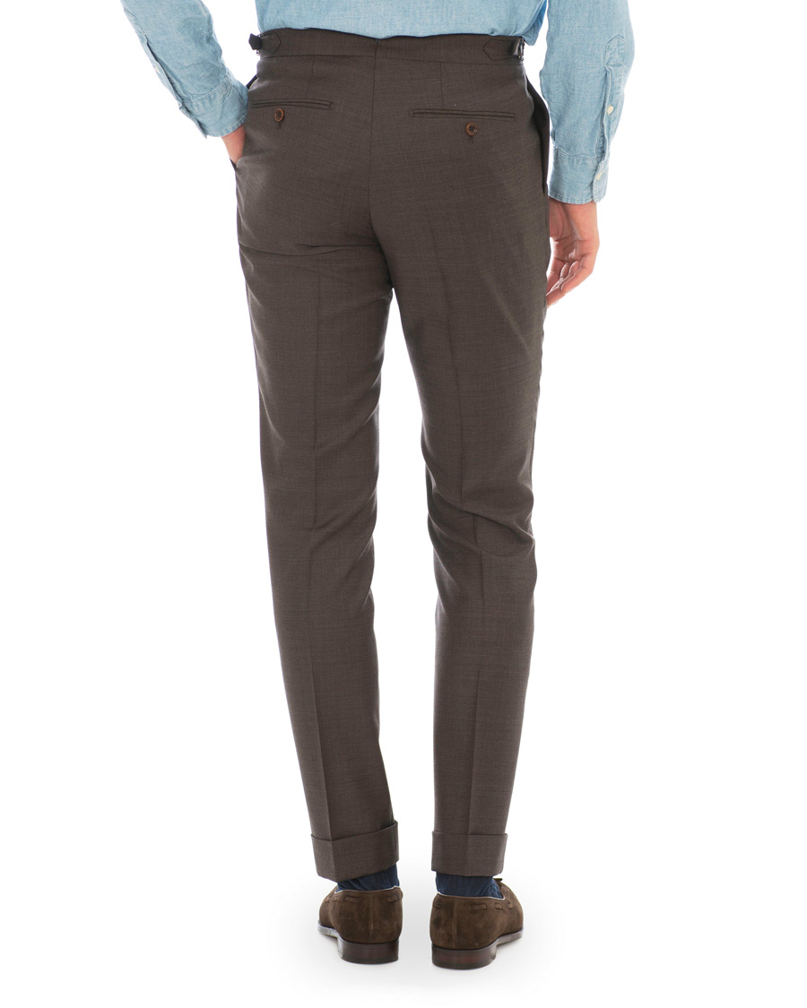 Heren | Broeken | Morris Heritage | Jason Structured Trousers Brown