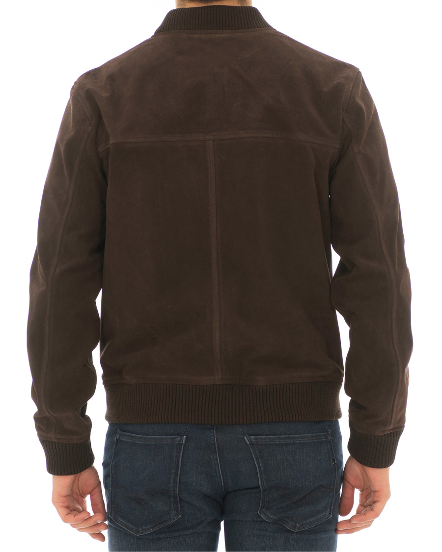 Homme | Manteaux Et Vestes | A.P.C. | Bryan Blouson Suede Jacket Brown