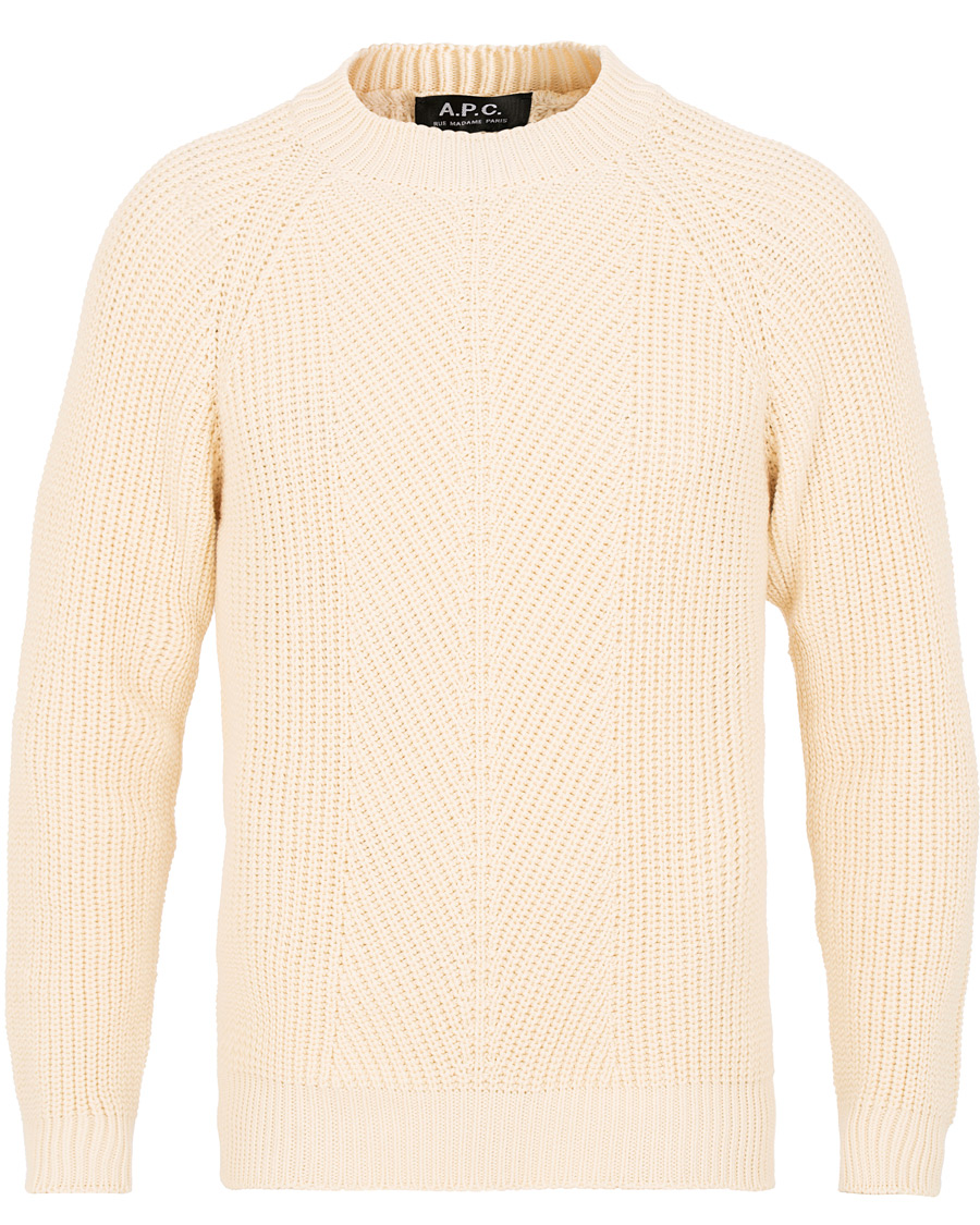 Homme | Pulls Et Tricots | A.P.C. | Shinji Fisherman Knit Off White