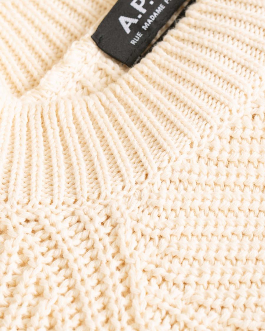 Homme | Pulls Et Tricots | A.P.C. | Shinji Fisherman Knit Off White